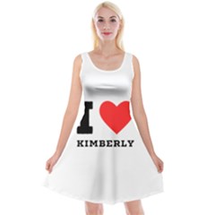 I love kimberly Reversible Velvet Sleeveless Dress