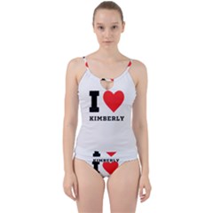 I love kimberly Cut Out Top Tankini Set