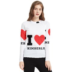 I love kimberly Women s Long Sleeve Rash Guard