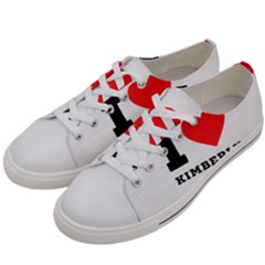 I love kimberly Men s Low Top Canvas Sneakers