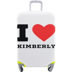 I love kimberly Luggage Cover (Large)