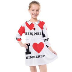 I love kimberly Kids  Quarter Sleeve Shirt Dress