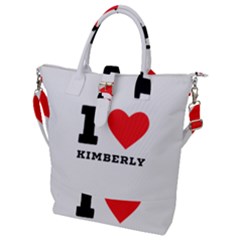 I love kimberly Buckle Top Tote Bag