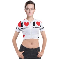 I love kimberly Short Sleeve Cropped Jacket