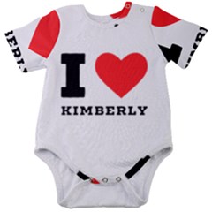 I Love Kimberly Baby Short Sleeve Bodysuit by ilovewhateva