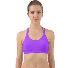 Daffodil Purple	 - 	back Web Sports Bra by ColorfulSportsWear