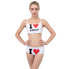 I Love Emily Layered Top Bikini Set