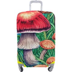Woodsy Foraging Garden Luggage Cover (large) by GardenOfOphir