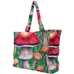 Woodsy Foraging Garden Simple Shoulder Bag by GardenOfOphir