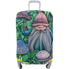 Mushroom Design Fairycore Forest Luggage Cover (large) by GardenOfOphir