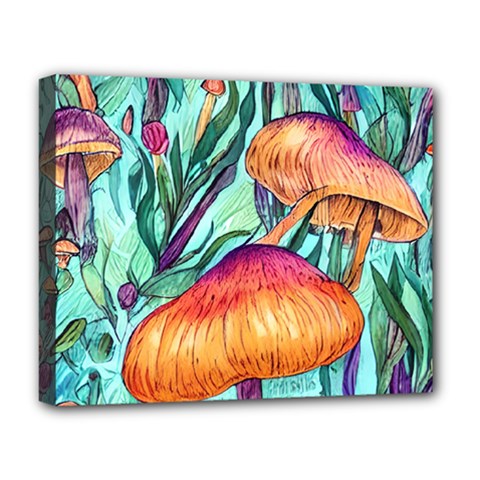 Fairy Forest Treasures Deluxe Canvas 20  X 16  (stretched) by GardenOfOphir