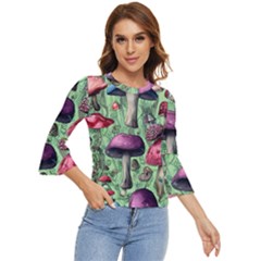 Nature s Delights Bell Sleeve Top