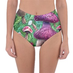 Foraging In The Forest Reversible High-waist Bikini Bottoms by GardenOfOphir