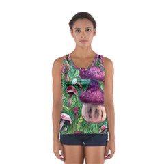 Foraging In The Forest Sport Tank Top  by GardenOfOphir