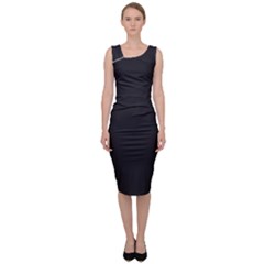 Raisin Black	 - 	sleeveless Pencil Dress by ColorfulDresses