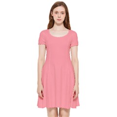 Conch Shell Pink	 - 	inside Out Cap Sleeve Dress