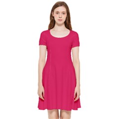 Spanish Carmine	 - 	Inside Out Cap Sleeve Dress