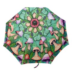 Tiny Toadstools Folding Umbrellas by GardenOfOphir