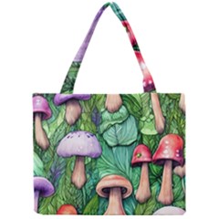 Tiny Toadstools Mini Tote Bag by GardenOfOphir