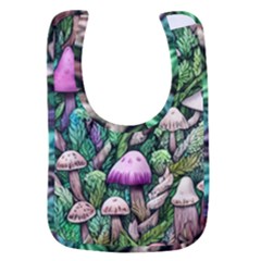 Mushrooms In The Woods Baby Bib