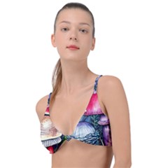 Foraging Mushroom Knot Up Bikini Top