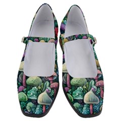 Mushroom Core Fairy Women s Mary Jane Shoes by GardenOfOphir