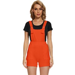 Coquelicot Red	 - 	short Overalls