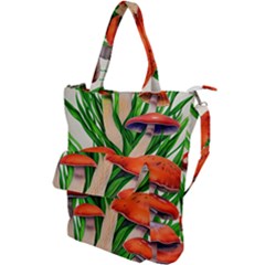 Fairycore Forest Mushroom Shoulder Tote Bag by GardenOfOphir