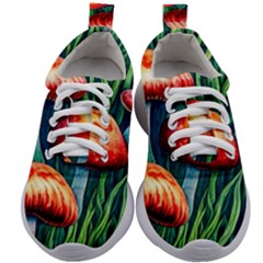 Enchanted Forest Mushroom Kids Athletic Shoes