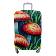 Enchanted Forest Mushroom Luggage Cover (small) by GardenOfOphir