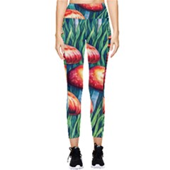 Enchanted Forest Mushroom Pocket Leggings 