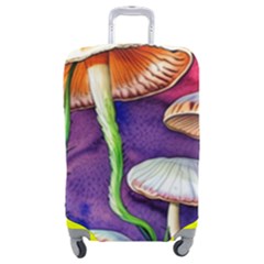 Foraging Mushroom Garden Luggage Cover (medium) by GardenOfOphir