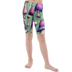 Fairycore Kids  Mid Length Swim Shorts