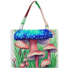 Light And Airy Mushroom Witch Artwork Mini Tote Bag by GardenOfOphir