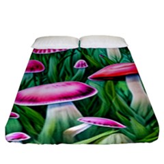 Foreboding Goblincore Mushroom Fitted Sheet (king Size) by GardenOfOphir