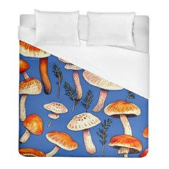 Tiny And Delicate Animal Crossing Mushrooms Duvet Cover (full/ Double Size) by GardenOfOphir