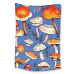 Tiny And Delicate Animal Crossing Mushrooms Large Tapestry by GardenOfOphir