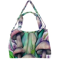 Woodsy Mushroom Double Compartment Shoulder Bag by GardenOfOphir