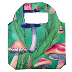 Foresty Mushroom Premium Foldable Grocery Recycle Bag by GardenOfOphir