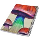 Tiny Mushroom 5.5  x 8.5  Notebook View2