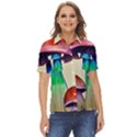Tiny Mushroom Women s Short Sleeve Double Pocket Shirt View1