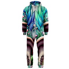 Mushrooms Nature s Little Wonders Hooded Jumpsuit (Men)