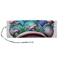 Mushrooms Nature s Little Wonders Roll Up Canvas Pencil Holder (M)