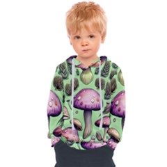 Witchy Forest Mushroom Kids  Overhead Hoodie by GardenOfOphir