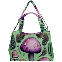 Witchy Forest Mushroom Double Compartment Shoulder Bag