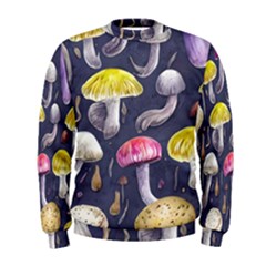 Fantasy Woodland Mushroom Men s Sweatshirt by GardenOfOphir