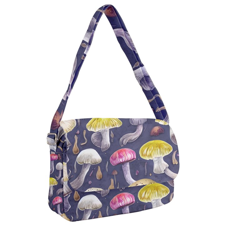 Fantasy Woodland Mushroom Courier Bag