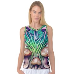 Goblin Core Forest Mushroom Women s Basketball Tank Top by GardenOfOphir