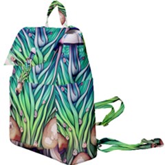 Goblin Core Forest Mushroom Buckle Everyday Backpack by GardenOfOphir