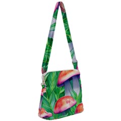 A Forest Fantasy Zipper Messenger Bag by GardenOfOphir